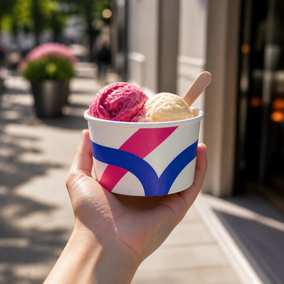 Custom Paper Ice Cream Cups
