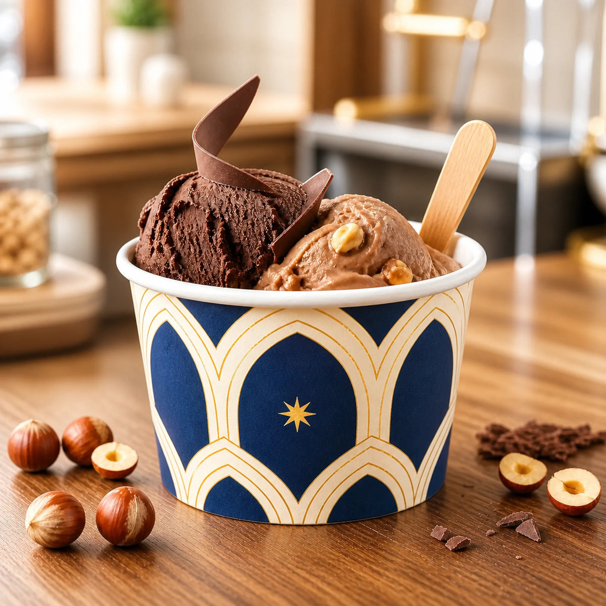 Custom Paper Ice Cream Cups