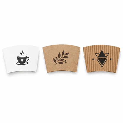 Custom Printed Coffee Cup Sleeves