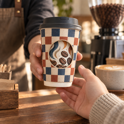 Custom Hollow Rotating Paper Cups