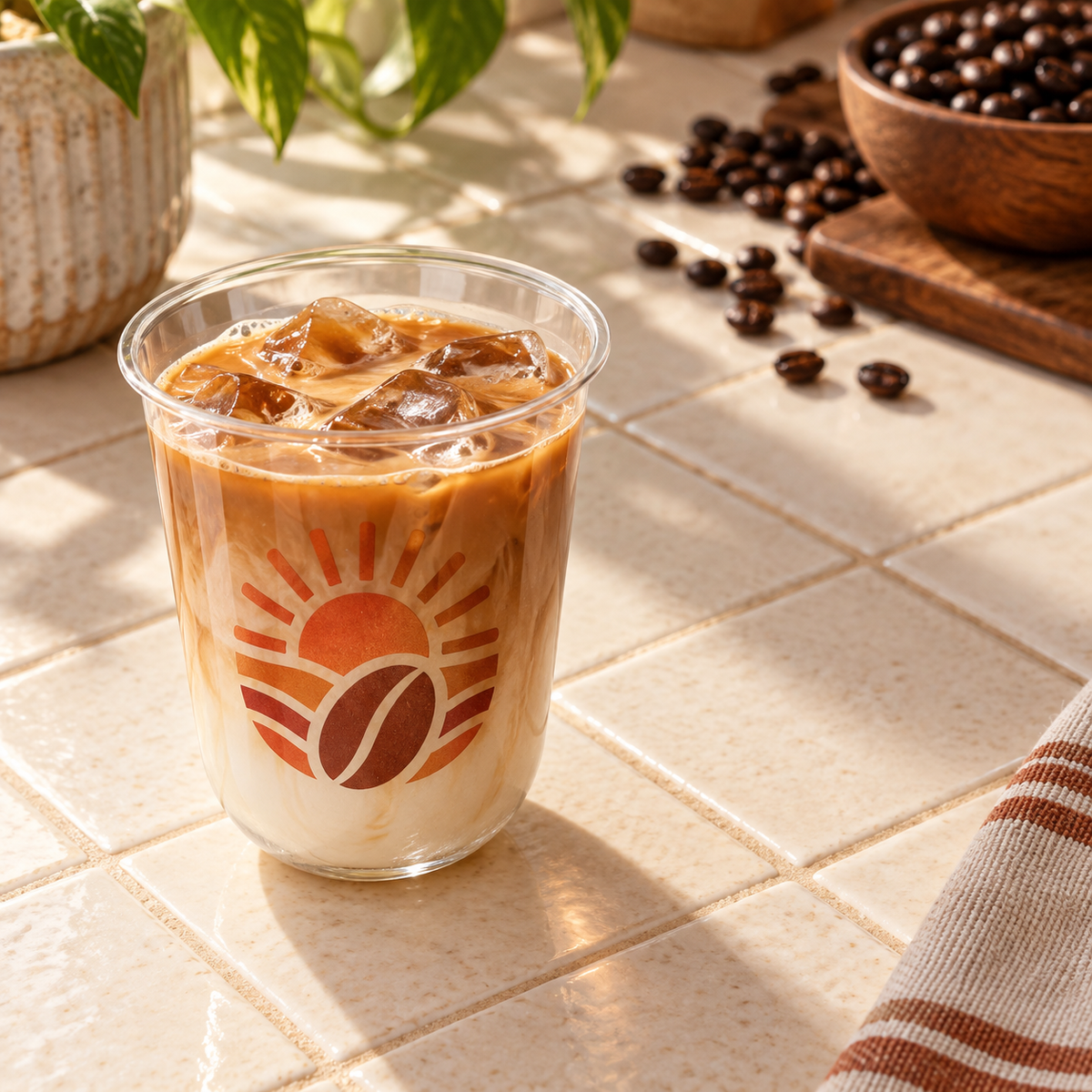 Custom Compostable PLA U-Shaped Cold Cups