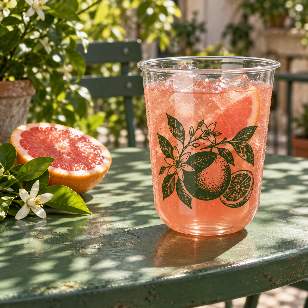 Custom Compostable PLA U-Shaped Cold Cups