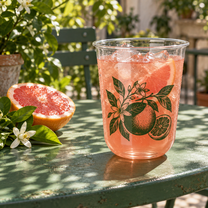 Custom Compostable PLA U-Shaped Cold Cups