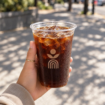 Custom Clear PET Plastic Cups