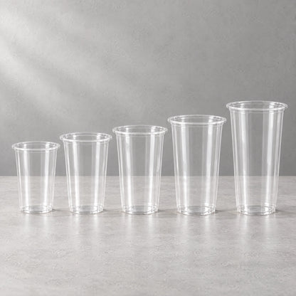Custom Clear PET Plastic Cups