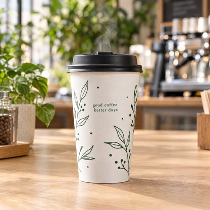 Custom Aqueous Coated Paper Coffee Cups