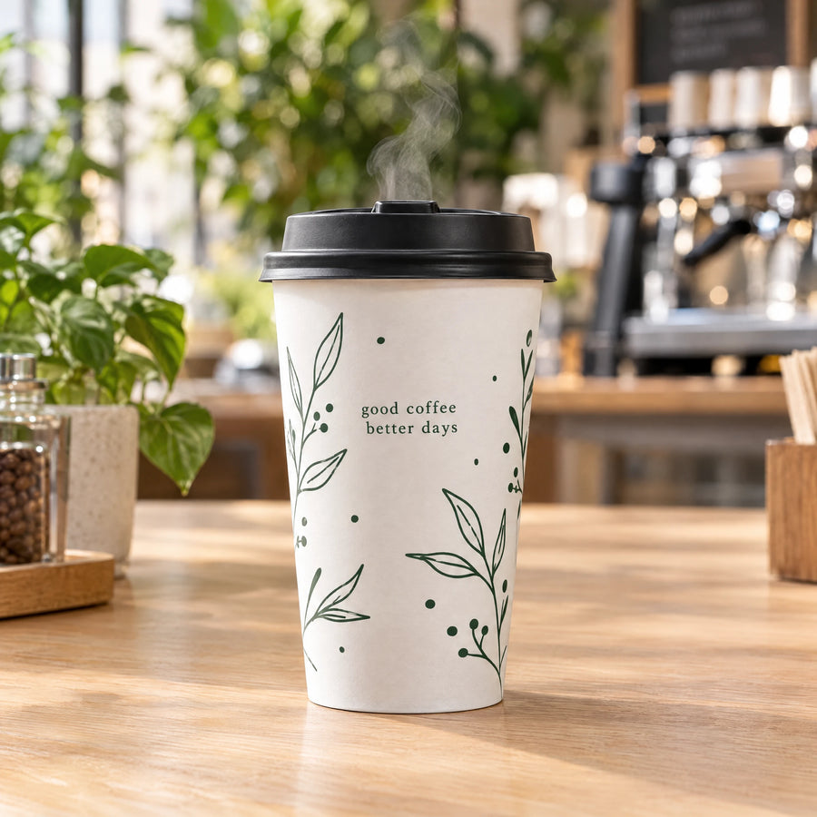 Custom Aqueous Coated Paper Coffee Cups