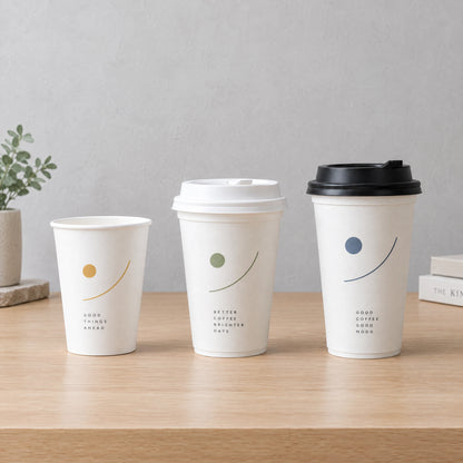 Custom Aqueous Coated Paper Coffee Cups