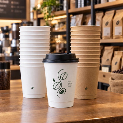 Custom Aqueous Coated Paper Coffee Cups