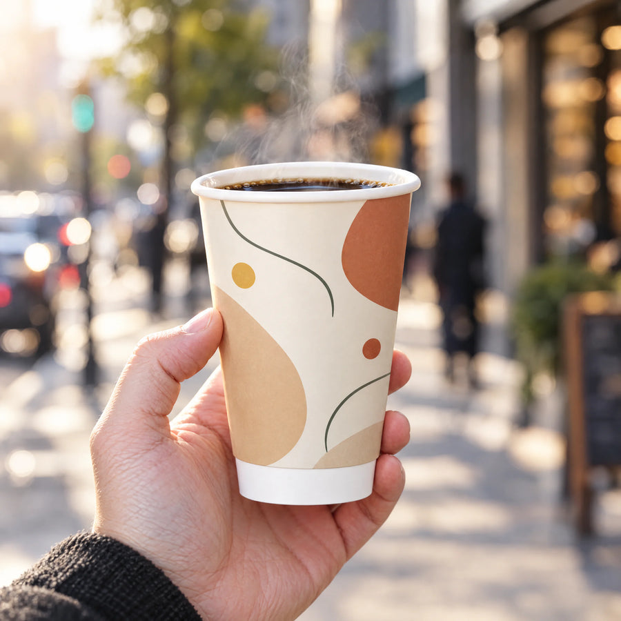 Custom Compostable Coffee Cups