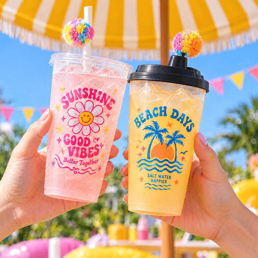 Custom Double PE Coated Cold Drink Paper Cups