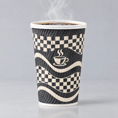 Custom Ripple Wall Coffee Cups